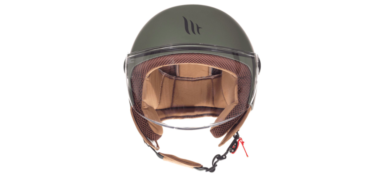Helm MT Street Solid mat groen - Afbeelding 3