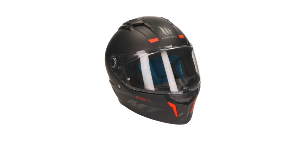 Helm MT Stinger Solid glans zwart - Afbeelding 4