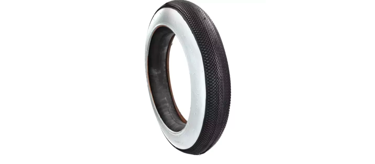 Band 20*4.0 voor fatbike - whitewall