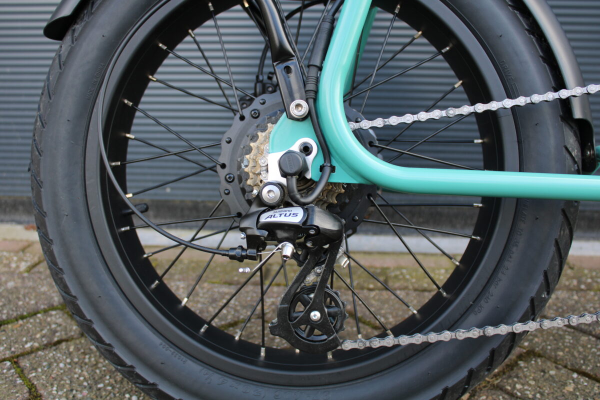 Phatfour FLS+ Ocean Green (zithoogte 83cm) + veel accessoires | Demo met een kilometerstand van 49 - Afbeelding 12