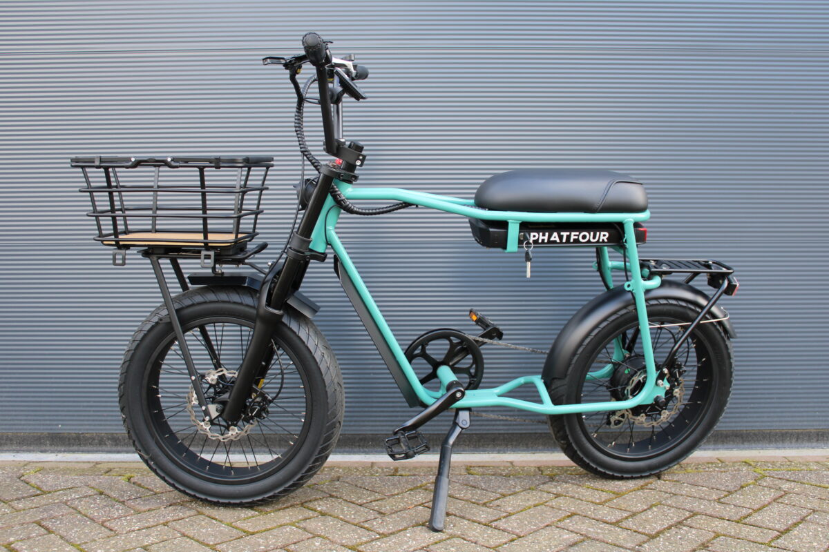 Phatfour FLS+ Ocean Green (zithoogte 83cm) + veel accessoires | Demo met een kilometerstand van 49 - Afbeelding 5