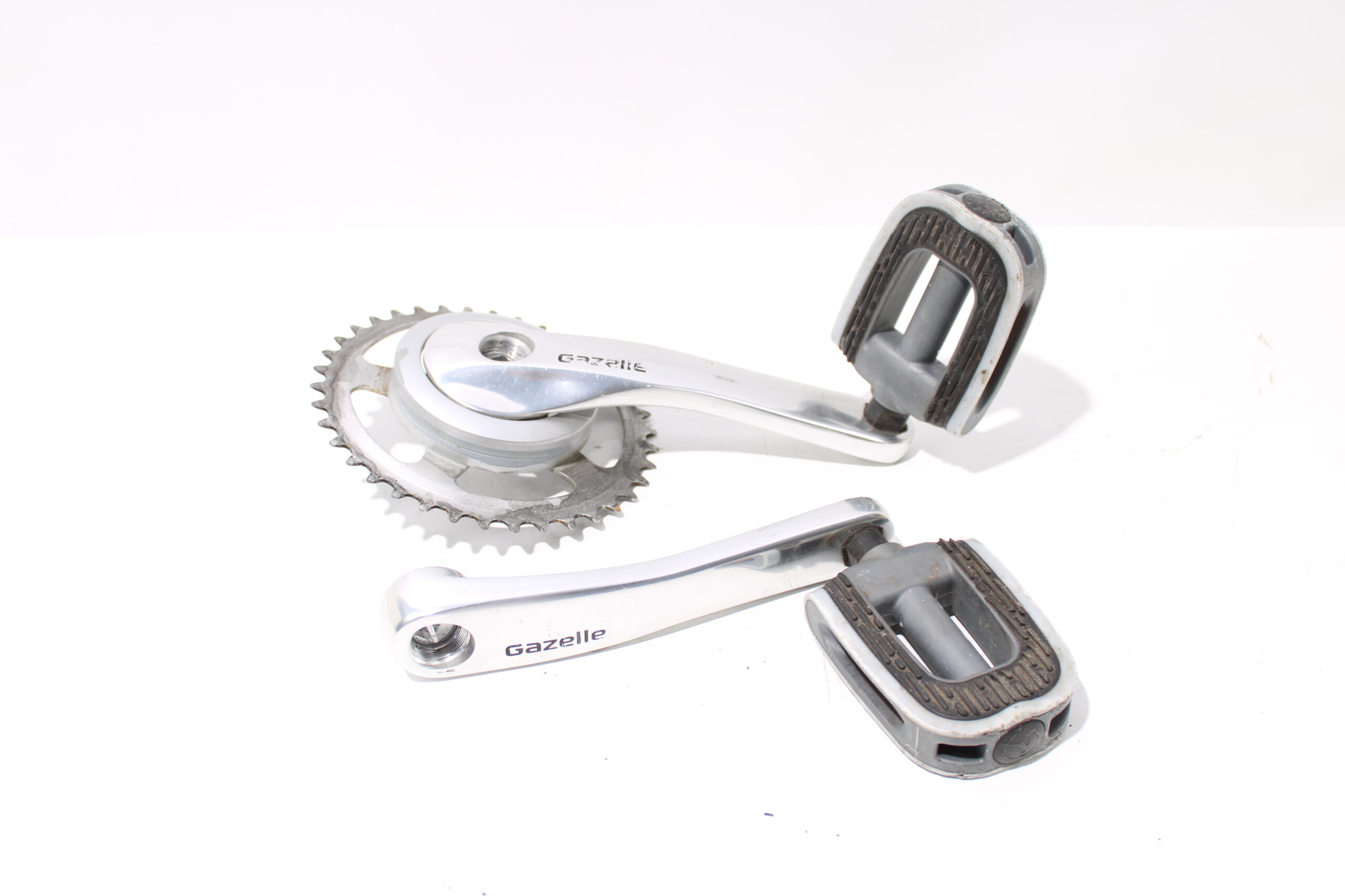 Cranks, trappers tandwiel | nette staat | Gazelle orange xtar innergy